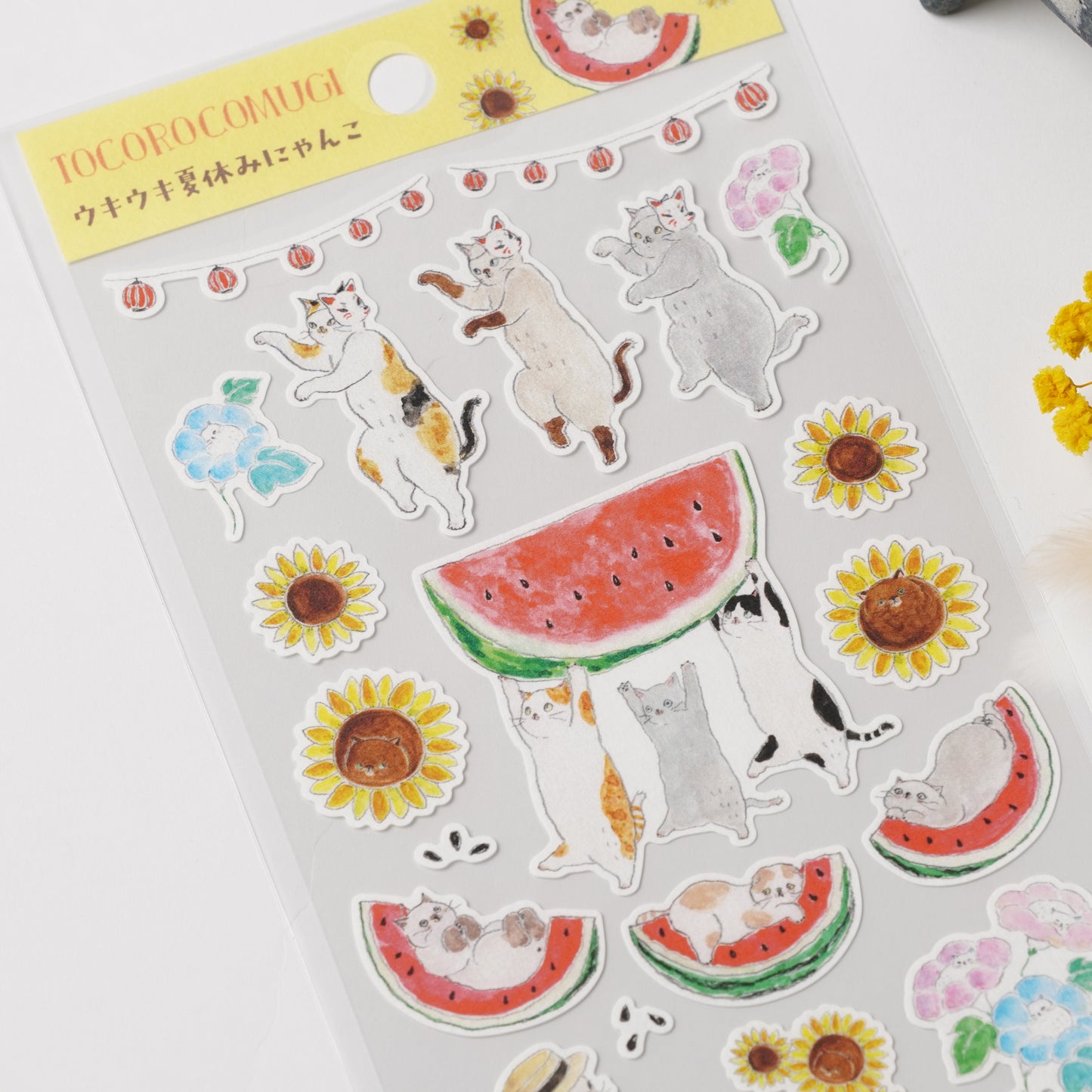 Tocoro Comugi Sticker Sheet - Summer