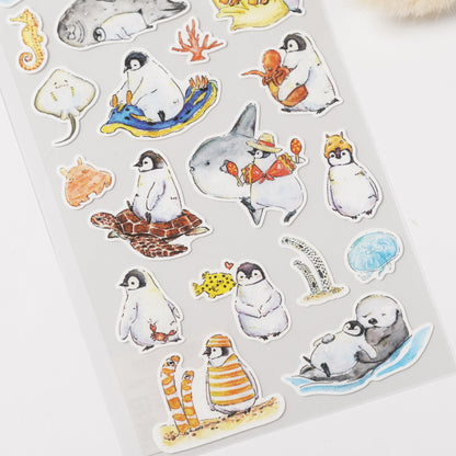 Summer Sticker Sheet - Aquarium