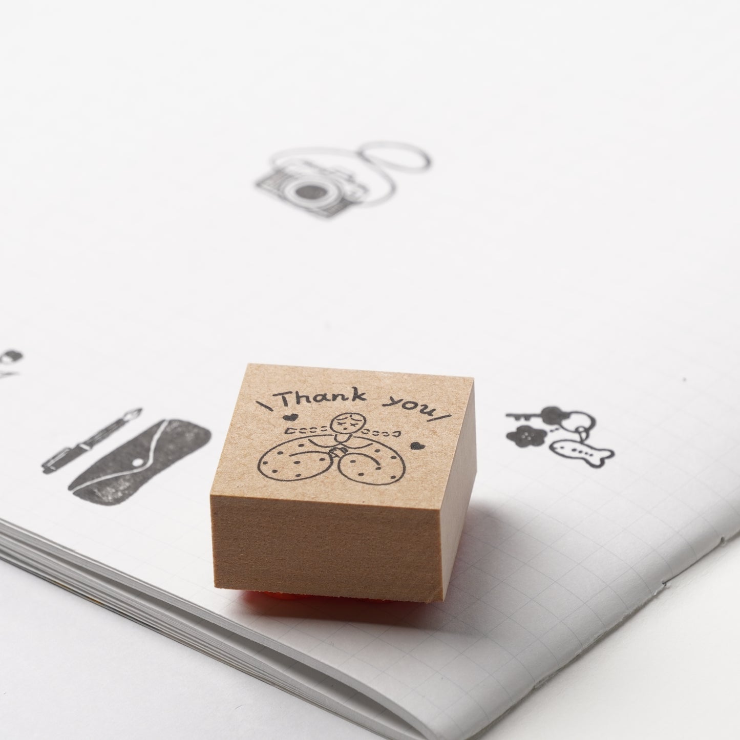 Marl-chan Rubber Stamp - Thank You