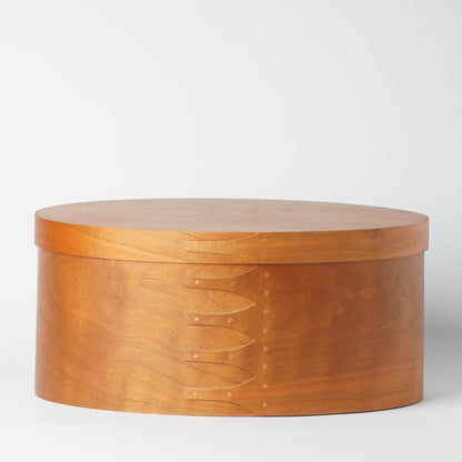 Wooden Oval Box Large - Japanese Wooden Organizer Box