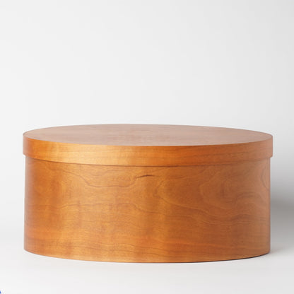 Wooden Oval Box Large - Japanese Wooden Organizer Box