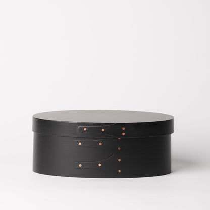 Wooden Oval Box Black S