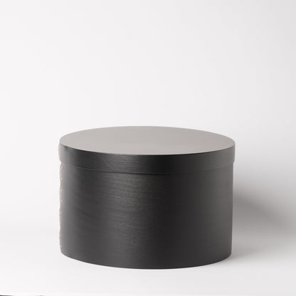 Wooden Oval Box Black L