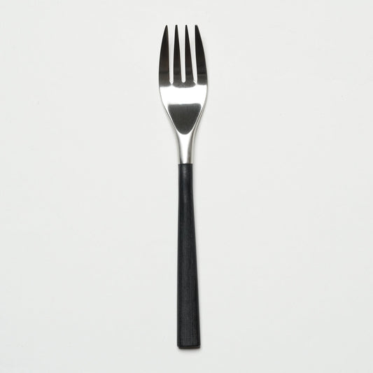 Sori Yanagi Black Wood Table Fork