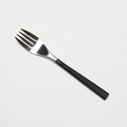 Sori Yanagi Black Wood Table Fork