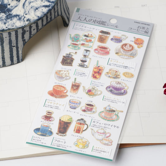 Otona Sticker Series Tea and Coffee - Encyclopedia for Grown-Ups