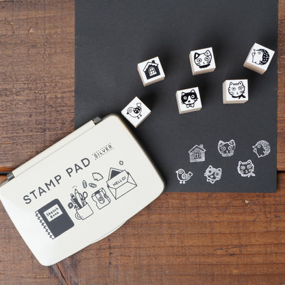 Tabby cat stamp