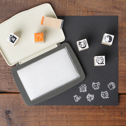 Tabby cat stamp