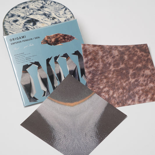 Animal Pattern Origami - Polar Animals Type C (Penguin / Seal)