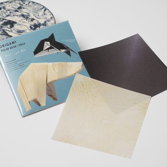 Animal Pattern Origami - Polar Animals Type D (Polar Bear / Orca)