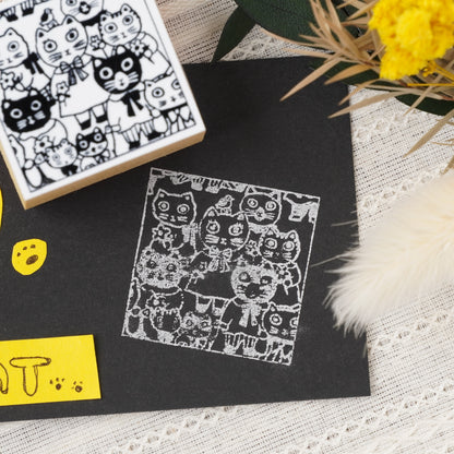 Gyugyuu Connecting Stamp - Cat Stamp