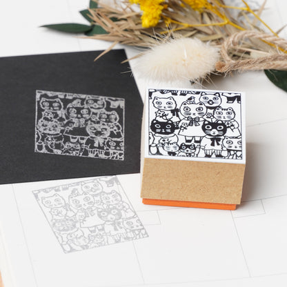 Gyugyuu Connecting Stamp - Cat Stamp