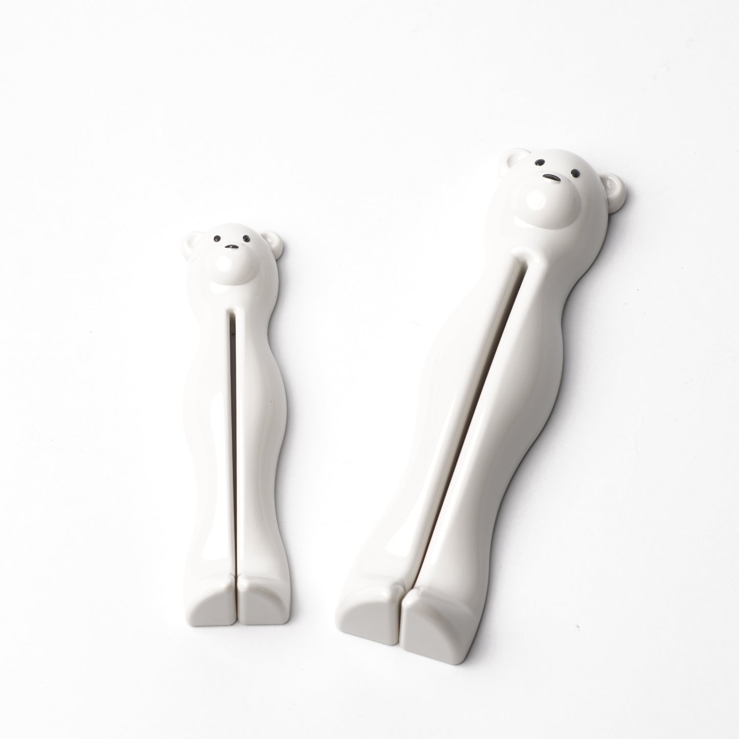 Bear Tube Squeezer Set White - Magnetic Tube Roller