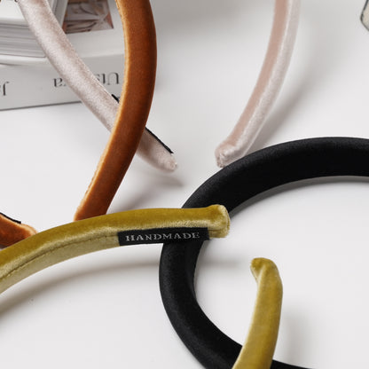 Velvet Simple Headband - Minimal Hair Accessory