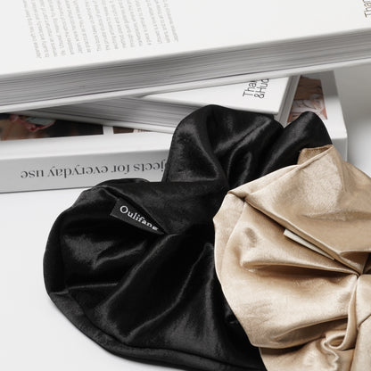 Satin Oversize Scrunchie - Soft Hair Tie Accessory