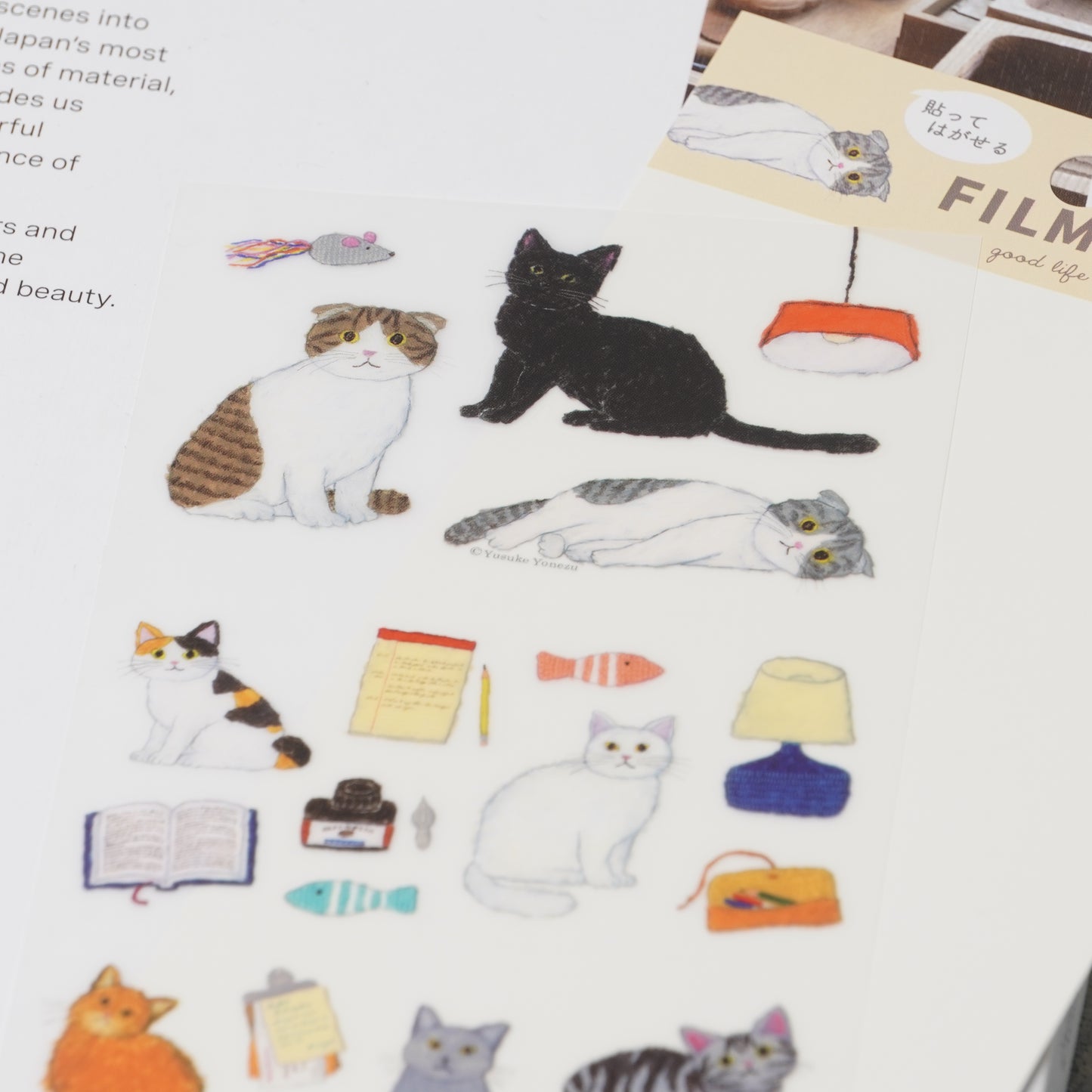 Cat Film Sticker