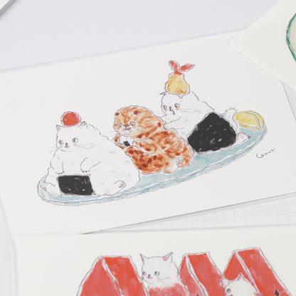 Tocoro Comugi Postcard – Washoku