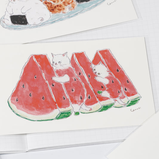 Tocoro Comugi Postcard – Watermelon