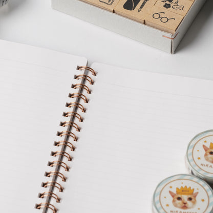 B6 Ring Notebook - Miketo Tsubaki Cat