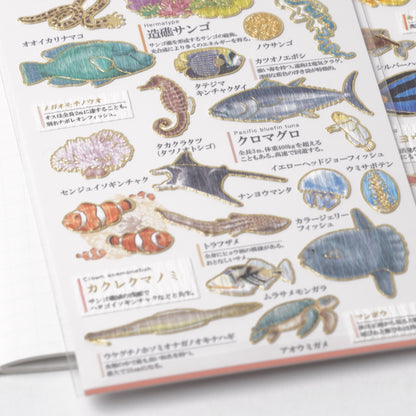 Otona Sticker Series Warm Sea Creatures - Encyclopedia for Grown-Ups