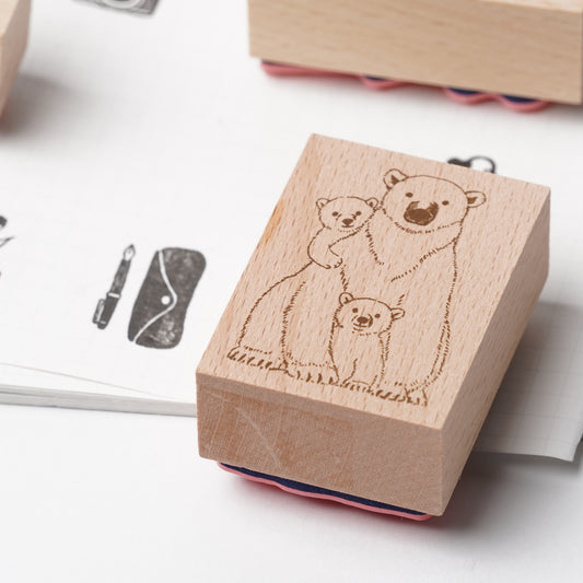 Wood Stamp - Polar Bear