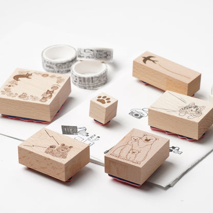 Wood Stamp - Polar Bear