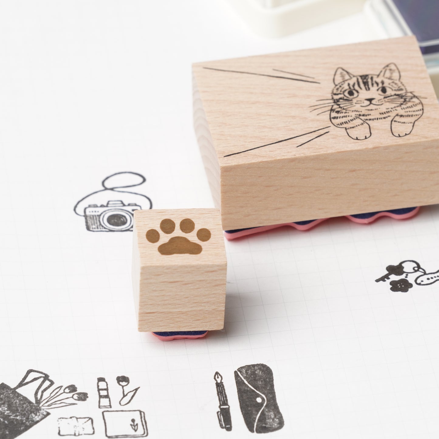 Wood Stamp - Paw Print