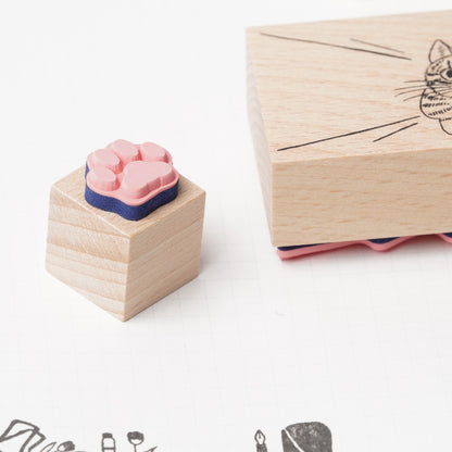 Wood Stamp - Paw Print