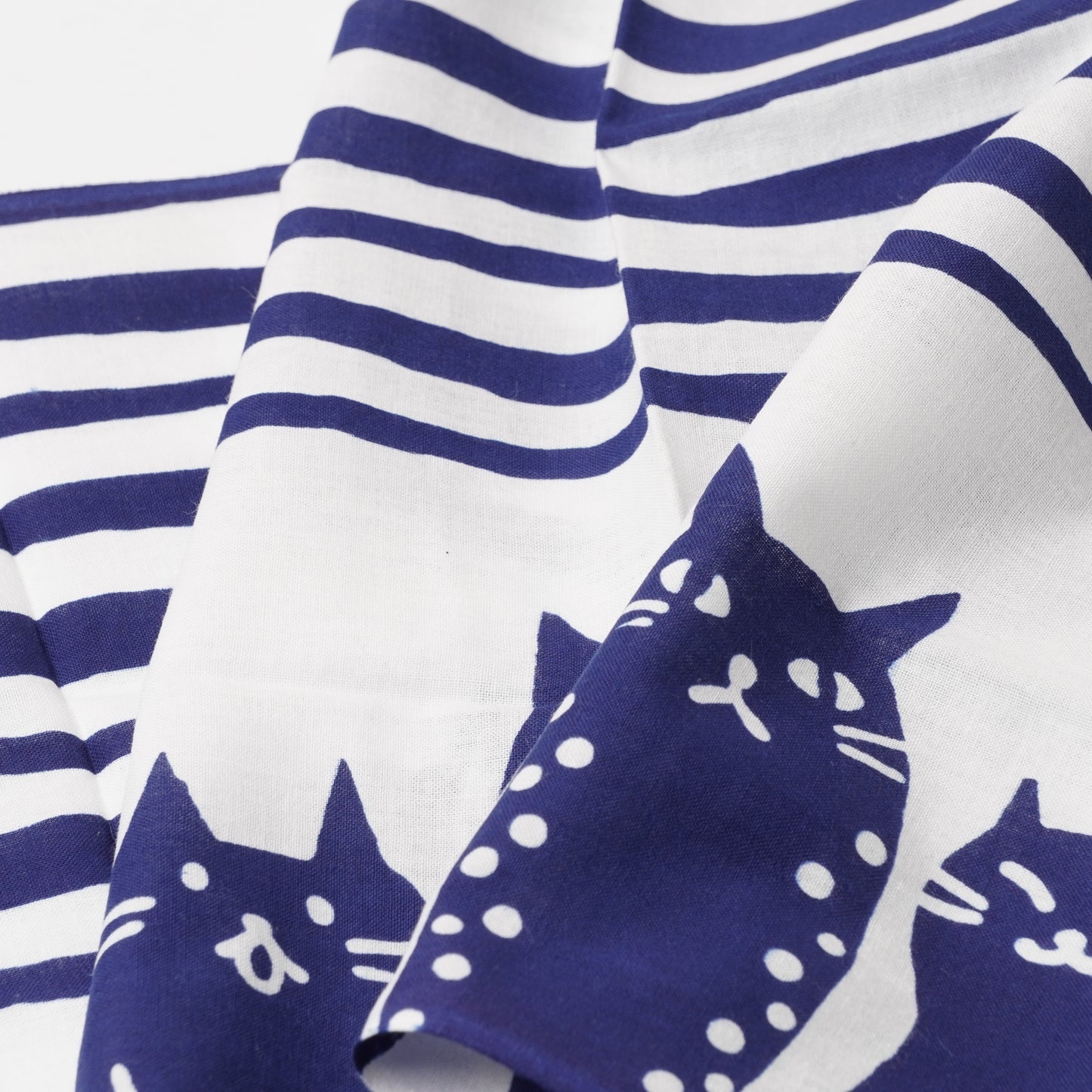 KAYA Striped Cat Tenugui Towel