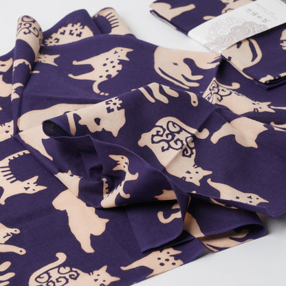 KAYA Cat Pattern Tenugui Towel