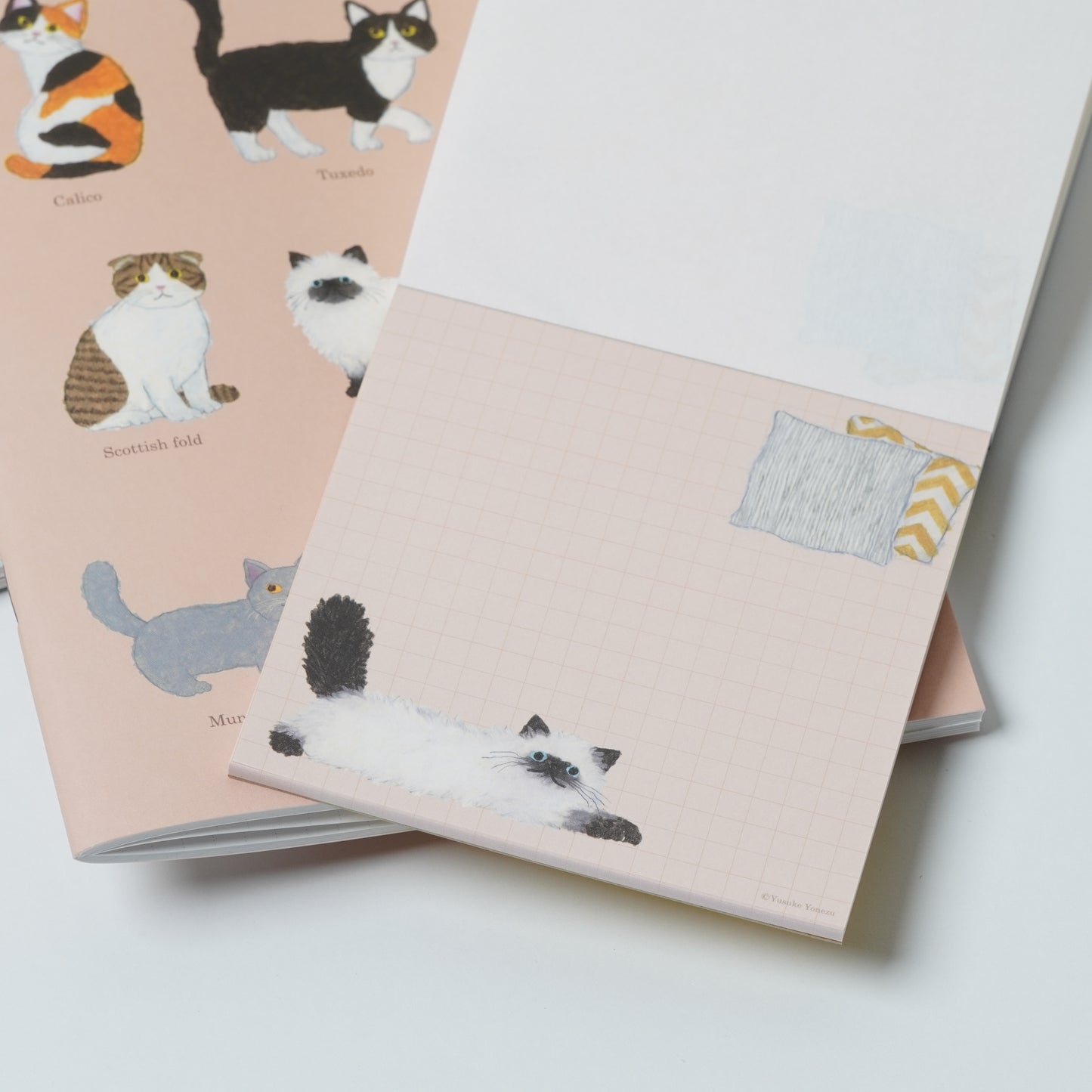 Yusuke Yonezu Square Memo Pad - Cat