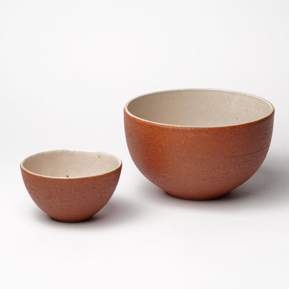 HARVEST FLAMES Gaien Bowl L - Shigaraki Ware Donburi Bowl
