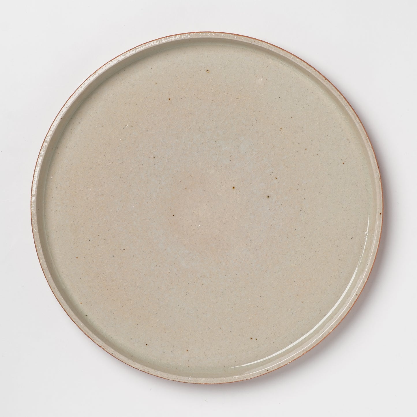 HARVEST FLAMES Gaien 23.5 cm Stack Tray Plate - Shigaraki Ware