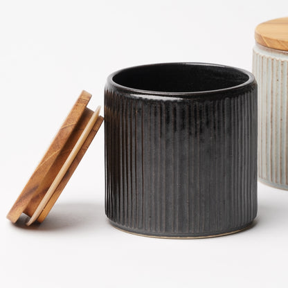SALIU SA00 Canister with Teak Wood Lid