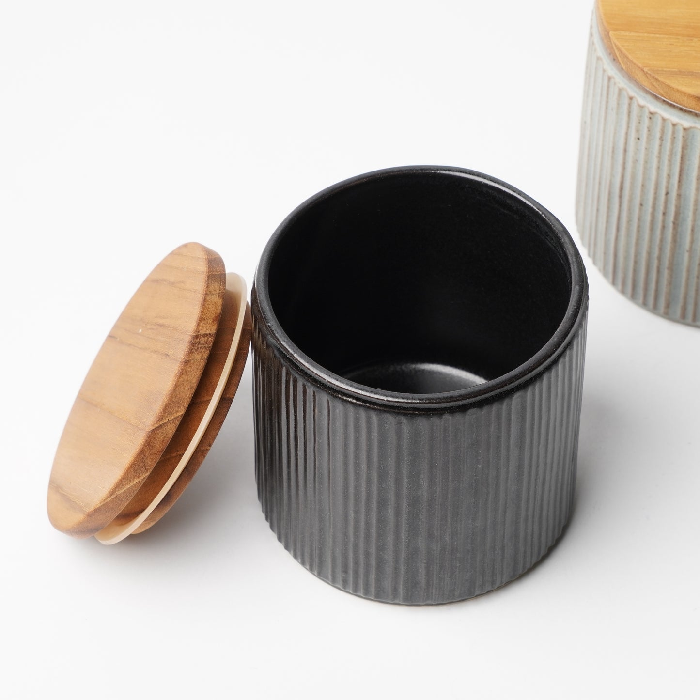 SALIU SA00 Canister with Teak Wood Lid