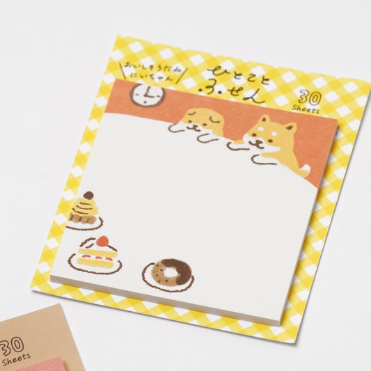 Sticky note HITOKOTO shiba inu