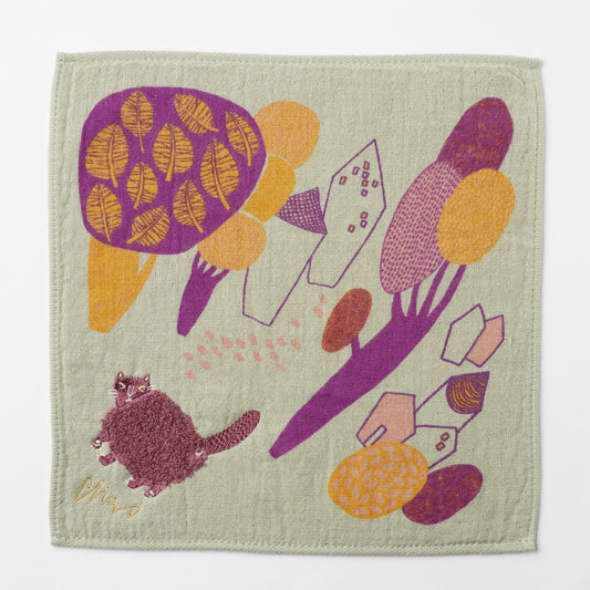 Hand towel city cat