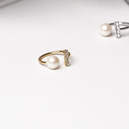 Pearl Hug Ring - Melody Accessory