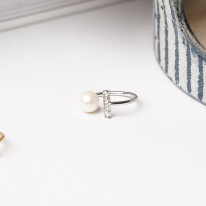 Pearl Hug Ring - Melody Accessory