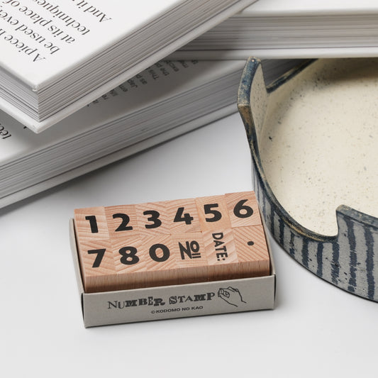 KODOMO NO KAO Number Stamp Set