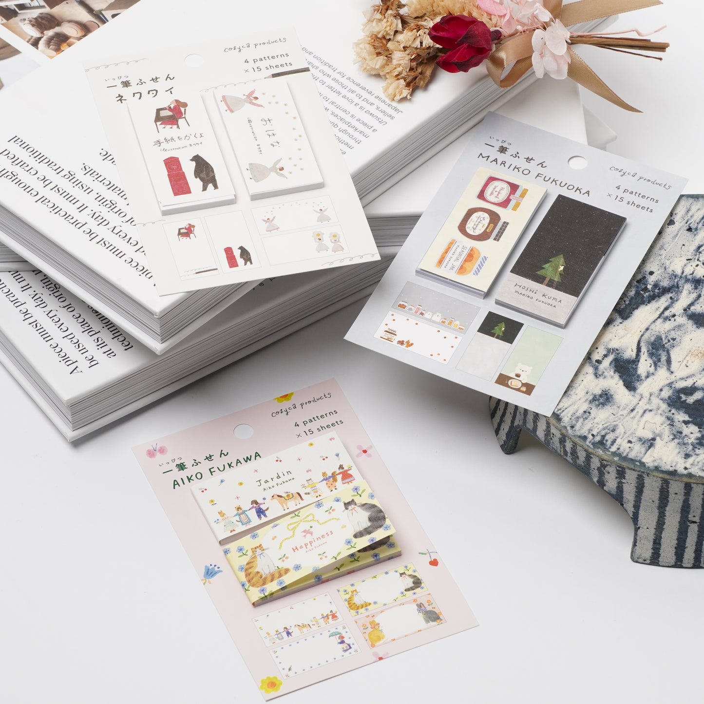 HYOUGENSHA Mini Letter Sticky Notes - Write a letter