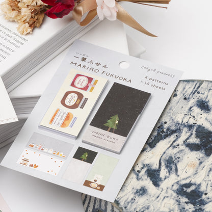 HYOUGENSHA Mini Letter Sticky Notes - Bear