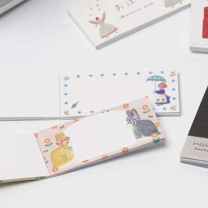 HYOUGENSHA Mini Letter Sticky Notes - Cat