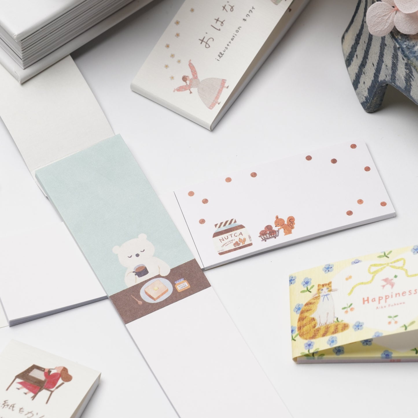 HYOUGENSHA Mini Letter Sticky Notes - Bear
