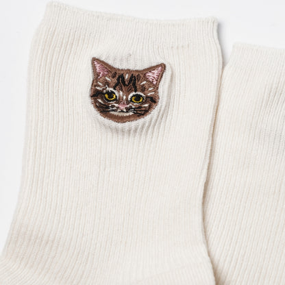 Cute Cat Socks – Tabby Cat