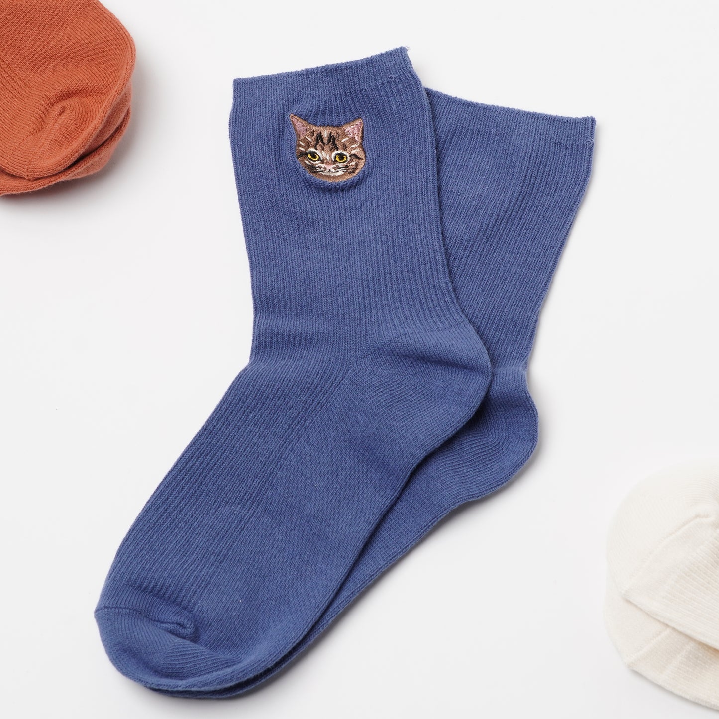 Cute Cat Socks – Tabby Cat