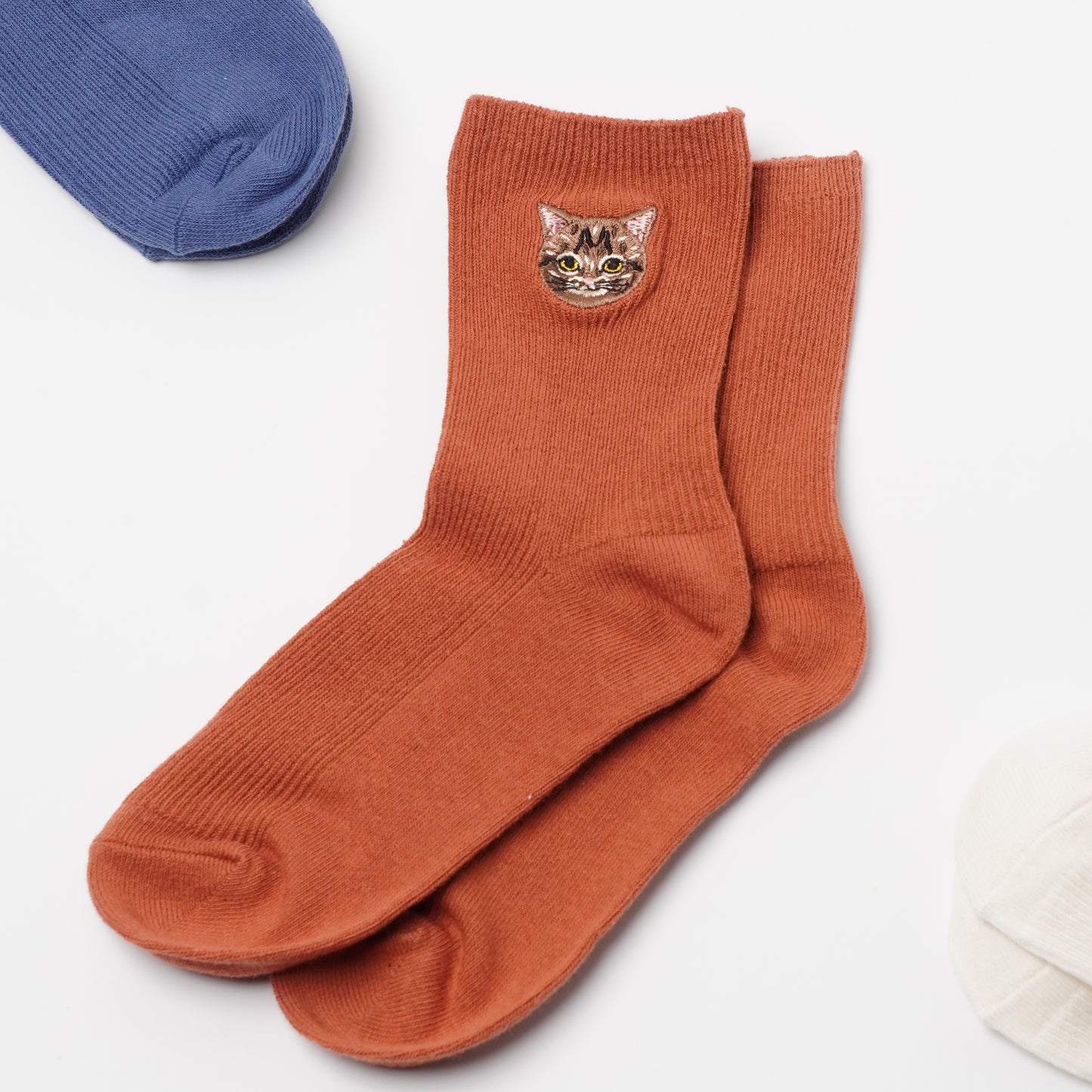 Cute Cat Socks – Tabby Cat