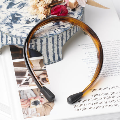 Non-Stress Headband - Braided Tortoiseshell Hair Band