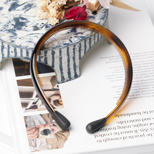 Non-Stress Headband - Braided Tortoiseshell Hair Band