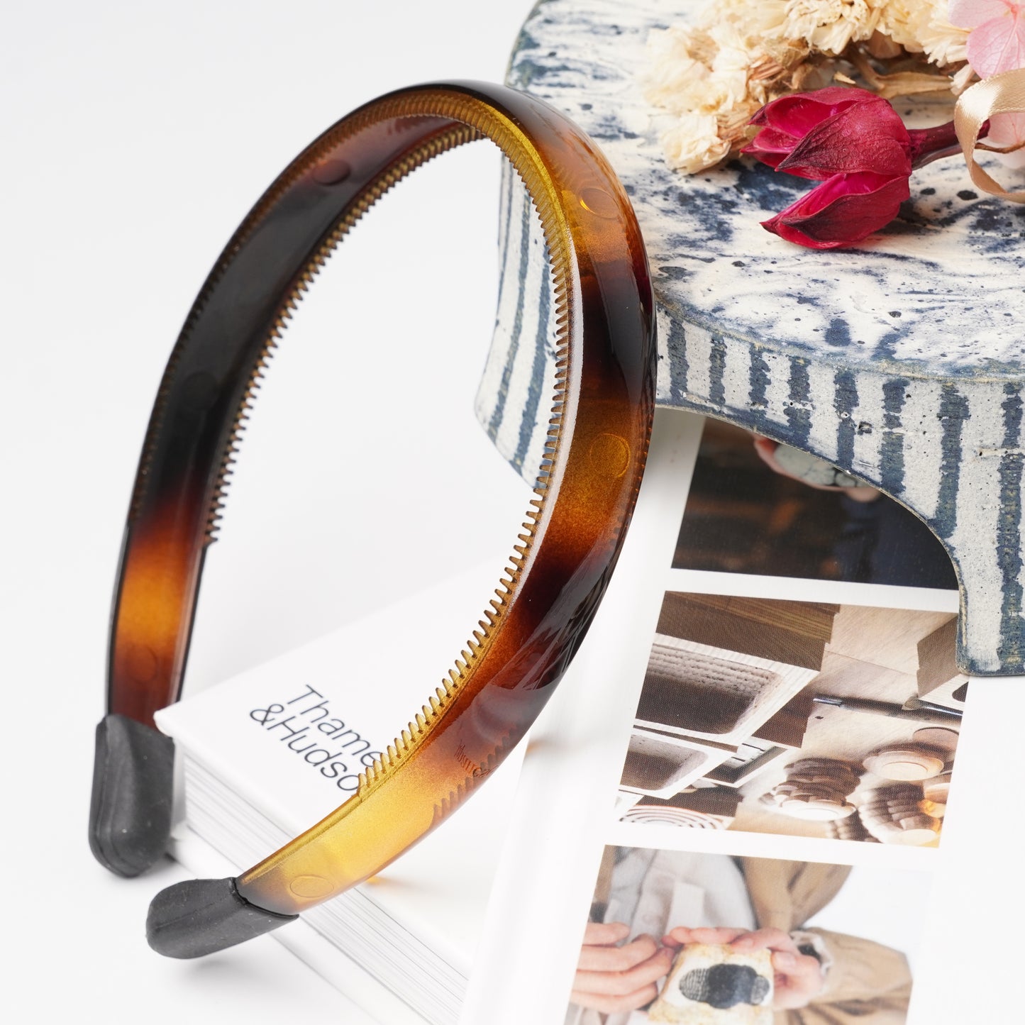 Non-Stress Headband - Braided Tortoiseshell Hair Band
